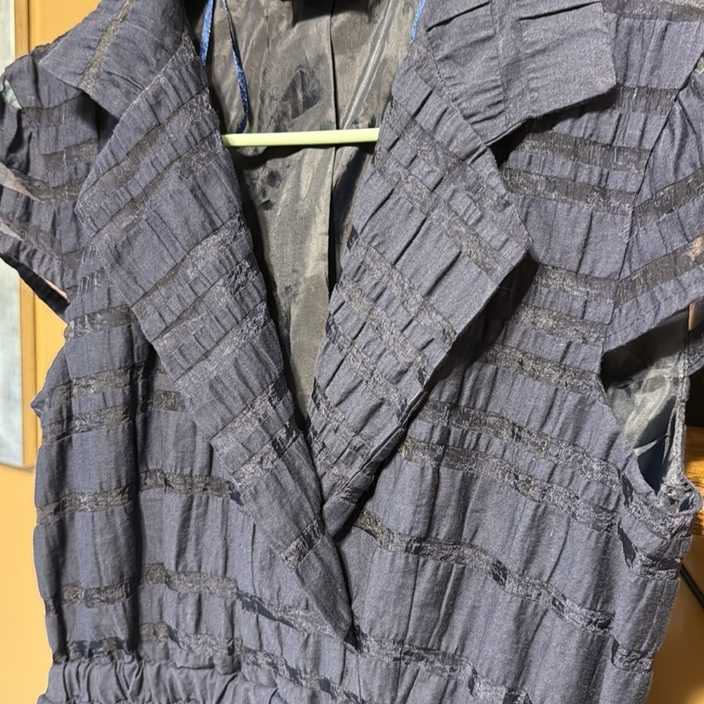 Just Taylor Woman's Cotton Dress, Blue - Picture 3 of 7